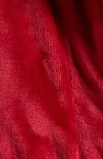 Nordstrom Kids' Hooded Fleece Robe In Red