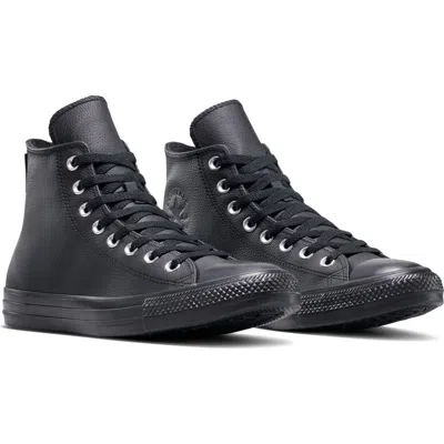 Converse Chuck 70 Leather Sneakers In Black
