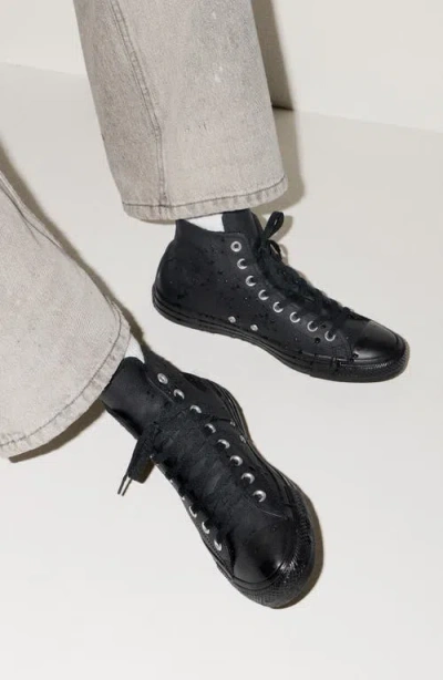 Converse Chuck 70 Leather Sneakers In Black