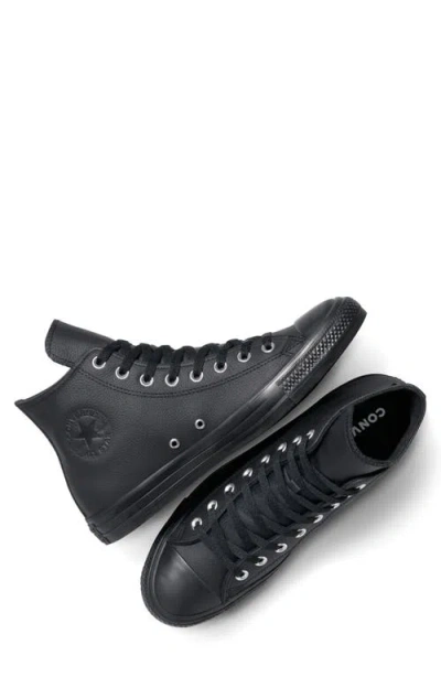 Converse Chuck 70 Leather Sneakers In Black