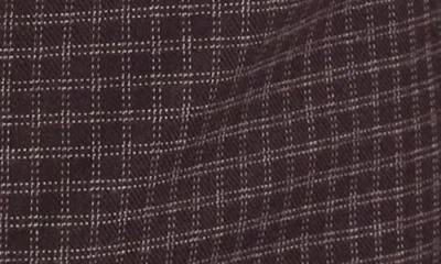 Theory Weekend Woods Check Cotton Button-up Shirt In Purple