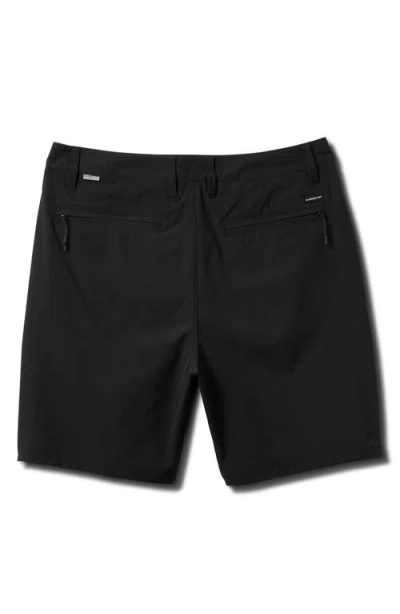 Quiksilver Union Transit Hybrid Shorts In Black