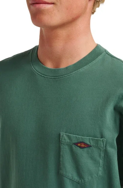 Quiksilver Saltwater Cotton Pocket T-shirt In Green