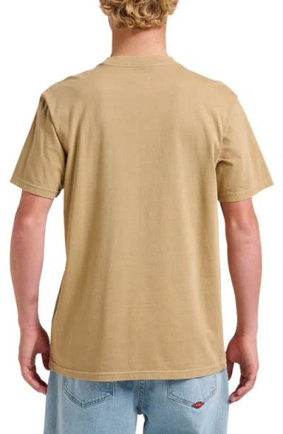 Quiksilver Saltwater Cotton Pocket T-shirt In Brown