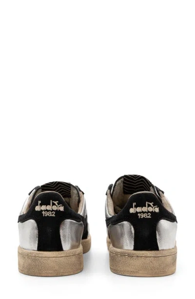 Diadora Prestige Metallic Sneaker In Silver