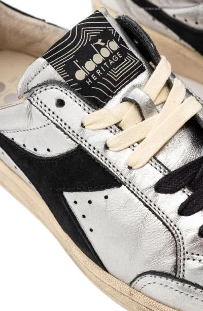 Diadora Prestige Metallic Sneaker In Silver