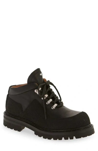 Our Legacy Ankle Boots With Round Toe And Lug Sole In Multi