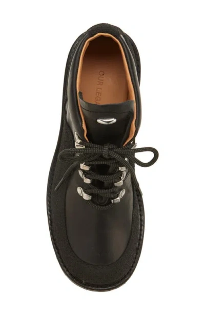 Our Legacy Ankle Boots With Round Toe And Lug Sole In Multi