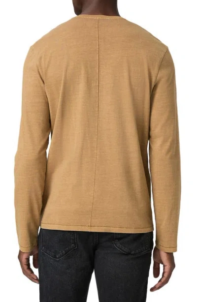 Paige Enzo Long Sleeve T-shirt In Brown