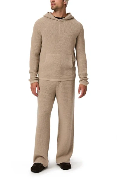 Paige Ojai Merino Wool Blend Hooded Sweater In Nude