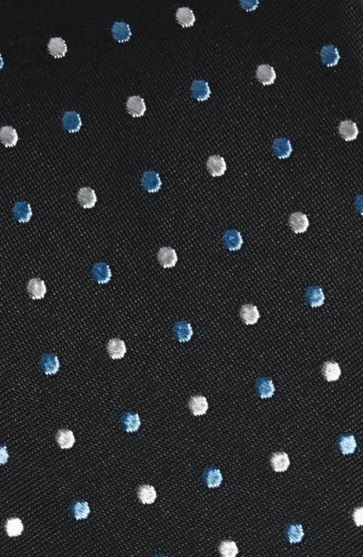 Nordstrom Kids' Berkeley Dot Silk Blend Tie In Black