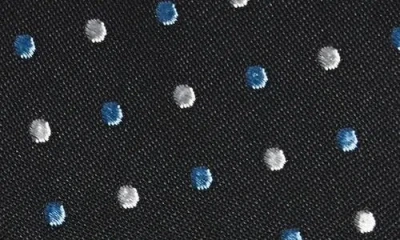 Nordstrom Kids' Berkeley Dot Silk Blend Tie In Black