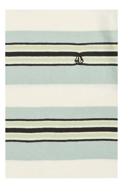 Volcom Kids' Excluder Stripe Cotton T-shirt In Multi