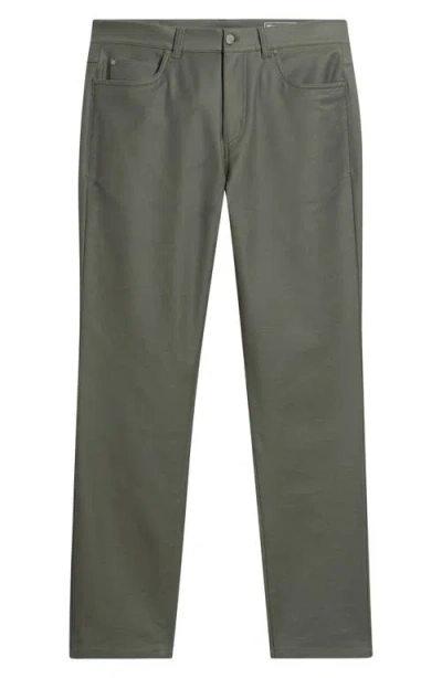 Mizzen + Main Mizzen+main Mayfield Slim Fit Five-pocket Twill Pants In Green