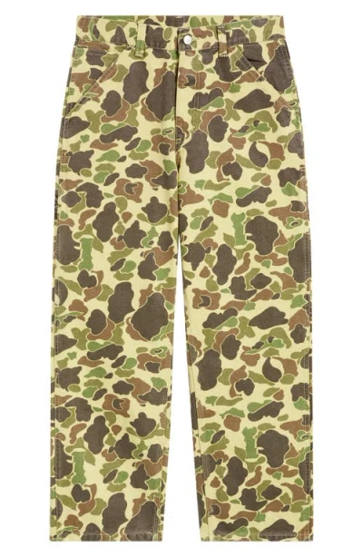 Carhartt Work In Progress Single Knee Organic Cotton Duck Canvas Pants In Multi