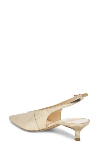 Dolce Vita Women's Alenna Kitten-heel Slingback Pumps In Gold