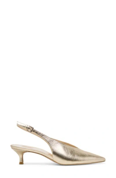 Dolce Vita Women's Alenna Kitten-heel Slingback Pumps In Gold