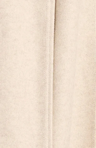 Nordstrom Doubleface Ruana With Attached Scarf In Brown