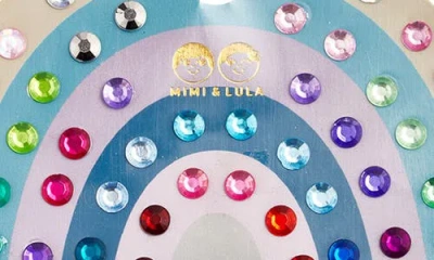 Mimi & Lula Kids' Set Of 28 Stick-on Earrings In Multi