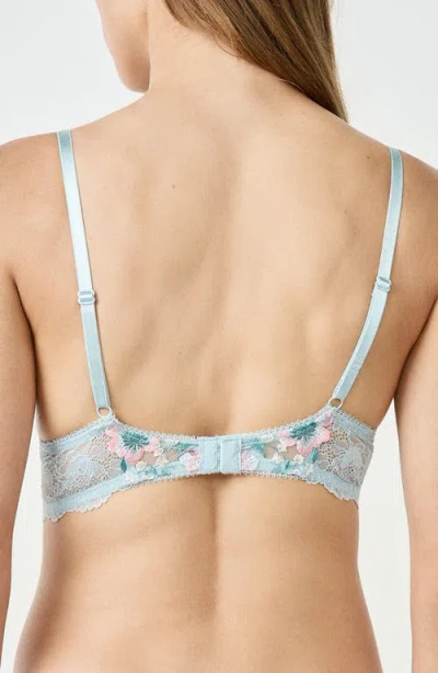 Etam Allure Classique Embroidered Underwire Bra In Multi