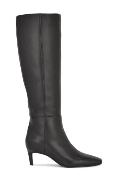 Nine West Nomas Pointed Toe Knee High Boot In Black