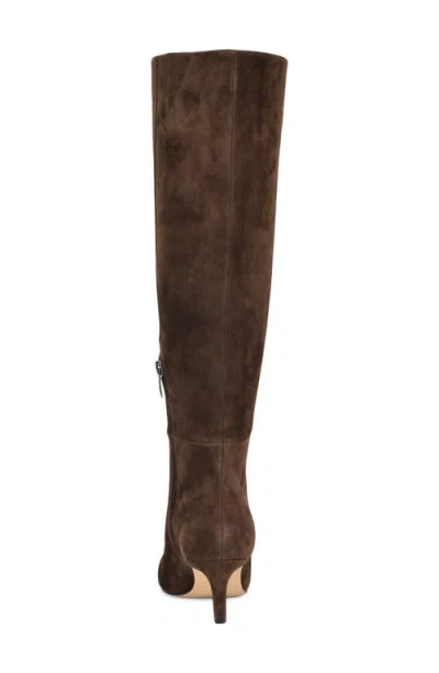 Nine West Women's Caddy Tall Kitten Heel Boots In Brown