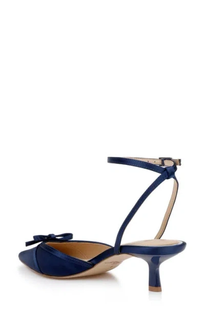 Jewel Badgley Mischka Women's Talasia Kitten Heel Pumps In Blue