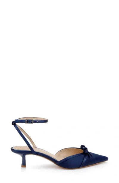 Jewel Badgley Mischka Women's Talasia Kitten Heel Pumps In Blue