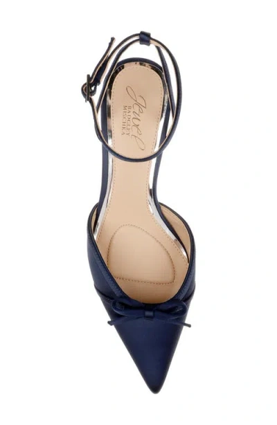 Jewel Badgley Mischka Women's Talasia Kitten Heel Pumps In Blue