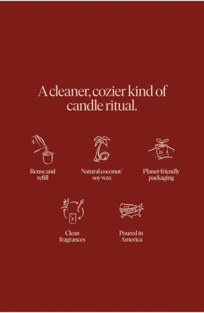 Siblings Lil Gingerbread Lady Candle Refill In Red