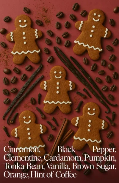 Siblings Lil Gingerbread Lady Candle Refill In Red