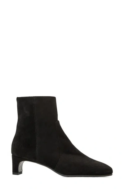Aquatalia Siella Suede Ankle Boots In Black