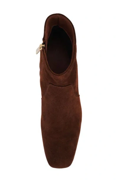 Aquatalia Siella Suede Ankle Boots In Brown