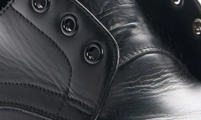 Balenciaga Black Truck Leather Derby Shoes In Black