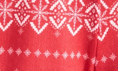 Pj Salvage Crazy For The Holidays Brushed Pointelle Pajama Shorts In Red