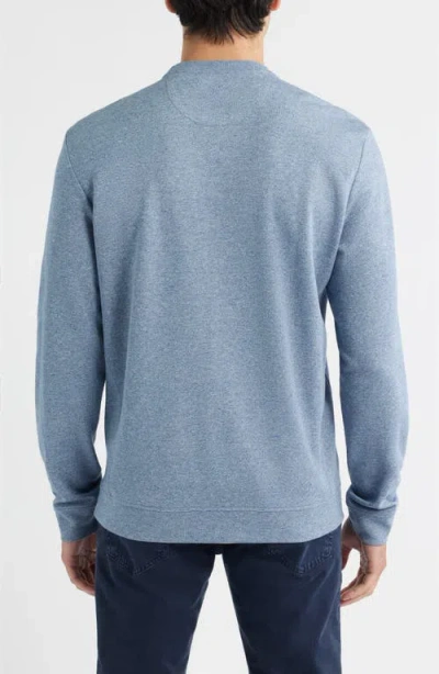 Johnnie-o Stones Crewneck Sweatshirt In Blue