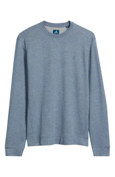 Johnnie-o Stones Crewneck Sweatshirt In Blue