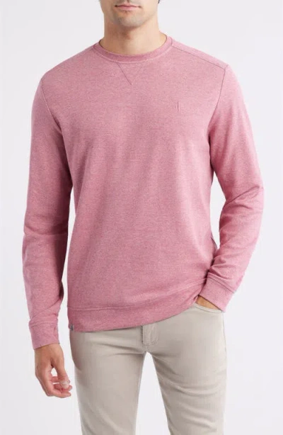 Johnnie-o Stones Crewneck Sweatshirt In Pink