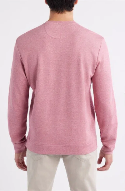 Johnnie-o Stones Crewneck Sweatshirt In Pink