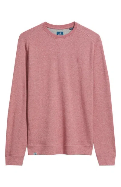 Johnnie-o Stones Crewneck Sweatshirt In Pink