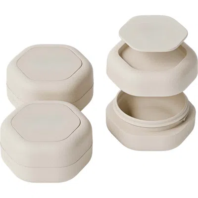 Cadence Blank Flex Small Capsules Trio In Sand