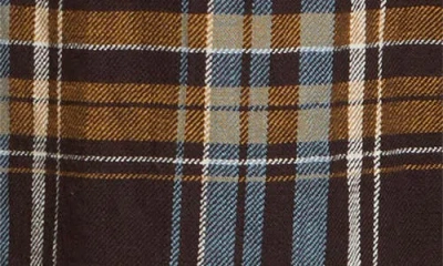 Collina Strada Geranium Triple Plaid Trousers In Brown