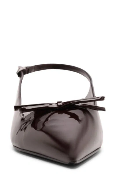 Schutz Violetta Sculpt Slingback Ballet Flat In Maplewood, Women's At Urban Outfitters In Burgundy