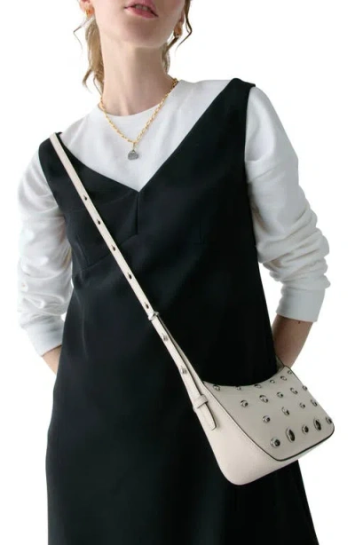 Kate Spade Halo Studded Crossbody In White