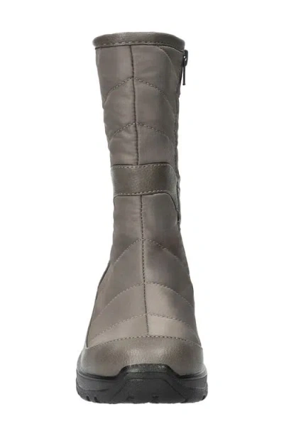Bella Vita Women's Waterproof Round Toe Boots In Gray