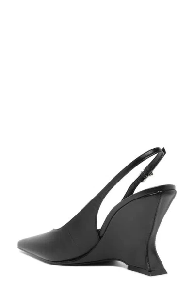 Schutz Siena Slingback Wedge Pump In Black