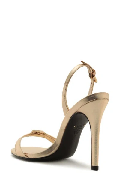 Schutz Aurora Slingback Sandal In Gold