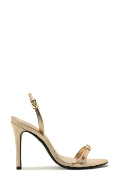 Schutz Aurora Slingback Sandal In Gold