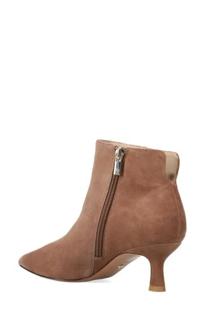 Pelle Moda Kiesa Pointed Toe Kitten Heel Bootie In Brown