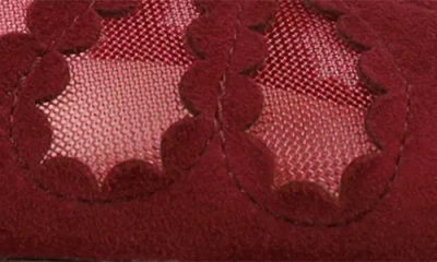 Pelle Moda Jacie Slingback Pointed Toe Pump In Burgundy